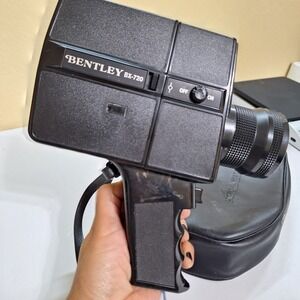Vintage Bentley Super 8 BX-720 Movie Camera w/ Case Untested